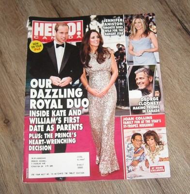Hello Canada magaz Kate Middleton Amber Marshall Emmanuelle Chriqui Joan Collins