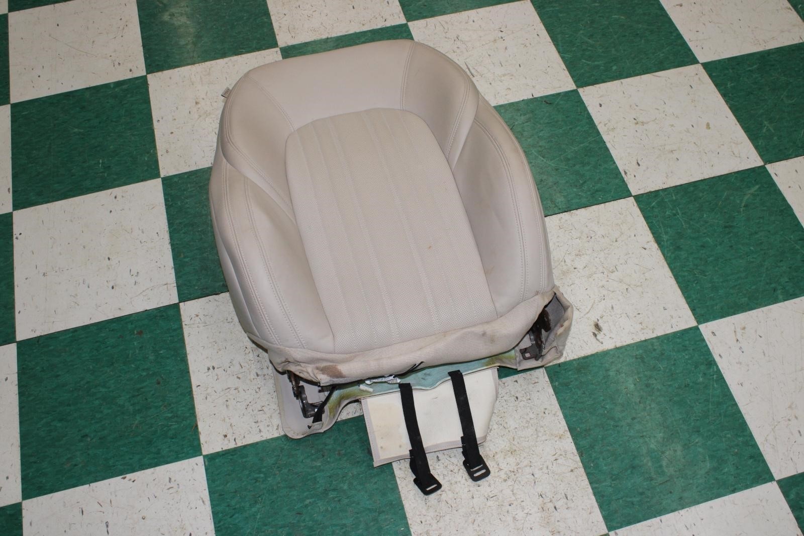 14-17 Ghibli Sabbia Tan Leather Front Passenger Seat Upper Cushion Backrest RH
