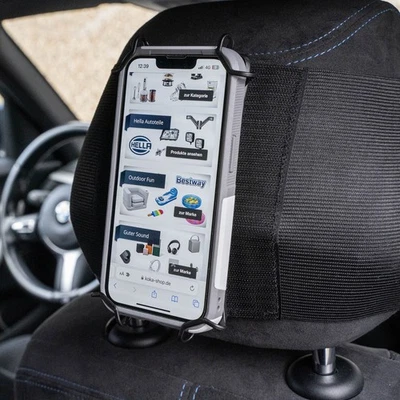 Auto Rücksitz Halter Kopfstütze Halterung für Apple iPhone 15 14 13 12 Pro Max - Bild 1 von 4