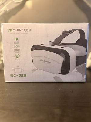 VR SHINECON Smartphone VR Headset SC-GI2 for 7in Phone, IPD Adjust