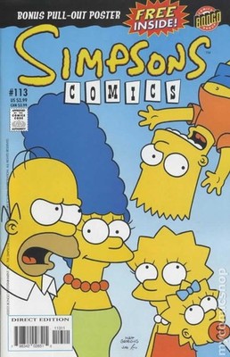 Simpsons Comics #113 VF 2005 Stock Image
