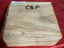 BEAUTIFUL KILN DRIED RED CANARYWOOD BOWL BLANK TURNING WOOD 8" X 8" X 3" CBP