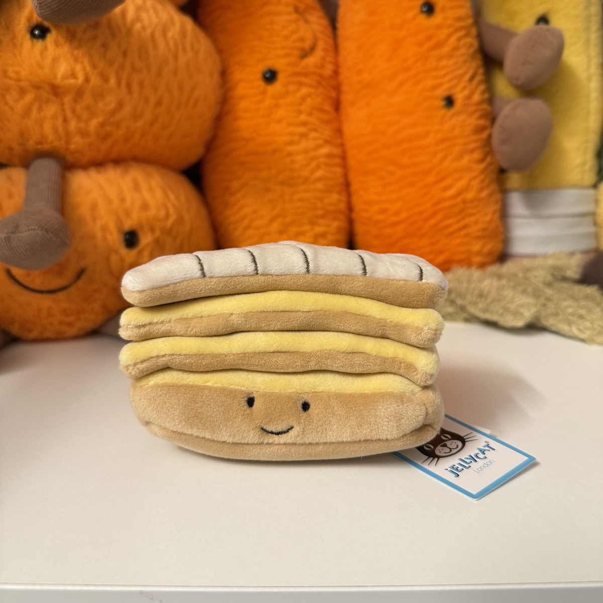 Jellycat Pretty Patisserie Mille Feuille BNWT New - Retired Rare