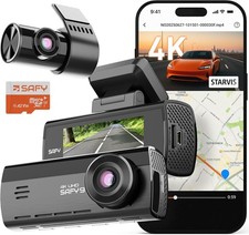 BlackVue SAFY9 4K Dual Dash Cam HDR  AI Night Vision Wi-Fi GPS 64GB 