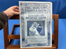 The Youth's Companion, October 26, 1899, with Walter Baker & Co. Advert Cover