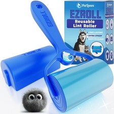 EzRoll Reusable Lint Roller - Sticky for Life  Multi-Purpose Pet Hair Dust ...