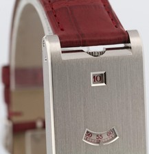 NEW 2025 PAPERS Cartier Tank à Guichets PLATINUM Manual 25mm WGTA0236 4582 BOX 8