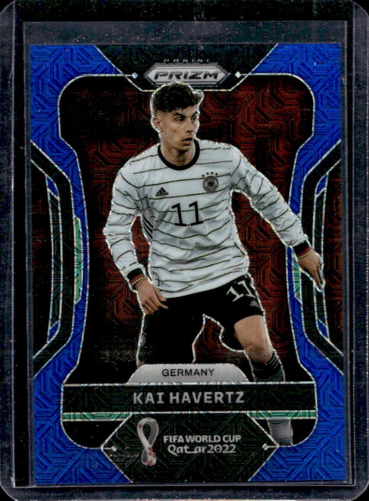 2022-23 Prizm World Cup Kai Havertz Blue Mojo #/75 Germany