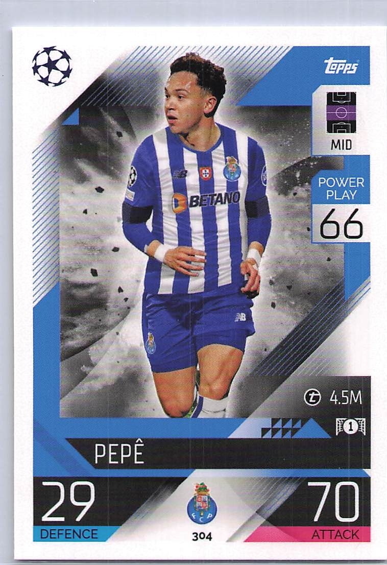 2022-23 Topps Match Attax UEFA Champions & Europa Leagues #304 Pepê