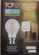 TCP Smart Wi Fi 7W Classic Filament LED Bulb BC/B22 Fitting Warm White.