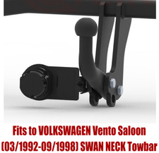 Schwan Hals Zug Stange Für VW Vento Limousine (1992-1998) & Nein Elektrik - V050