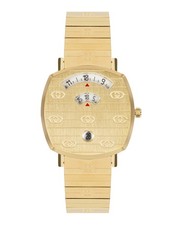 Gucci Unisex-Adult Gold 35mm Bracelet Fashion Watch