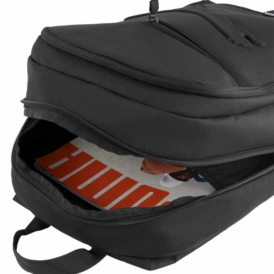 PUMA Unisex Rucksack - Buzz Backpack, Logo, 32x47x17 cm (HxBxT) Schwarz One Size - Bild 4 von 4
