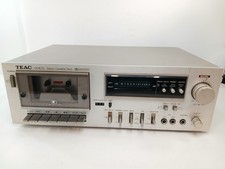 RARE - TEAC CX-400 Cassette Deck - Tested Working Silver Face Japan