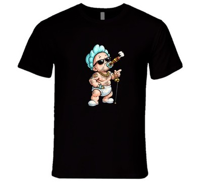 Baby Face Finster Tough Gangster Boss Tee  Cartoon Attitude Humor T Shirt