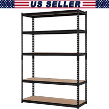 Storage Shelving Unit Garage Utility Storage Rack 5-Tier Adjustable 2000lbs Load
