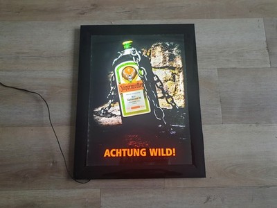 JÄGERMEISTER BILD LED LEUCHTDISPLAY 50x39cm TOP !