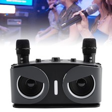 Wireless Bluetooth Speaker High Power Dual Microphone Karaoke All-in-One Audio