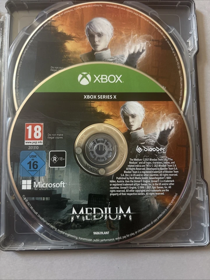 The Medium Two Worlds Special Edition Xbox Series X Steelbook Artbook & OST CIB, photo 4 of 5