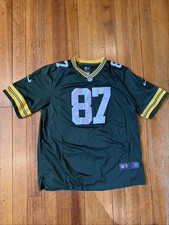 Nike Green Bay Packers Jordy Nelson 87 Jersey Mens XXL Green NFL On Field FA12