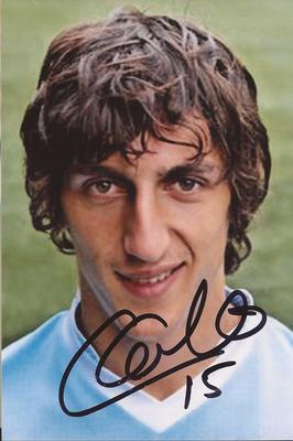 MAN CITY: STEFAN SAVIC SIGNED 6x4 PORTRAIT PHOTO+COA