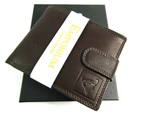 Premium Quality Real Leather RFID Protected Wallet Credit Card Holder Boxed