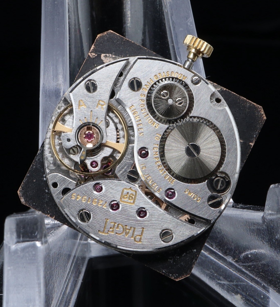 Vintage Piaget Ultra Thin Cal 9P 18J Manual Wind Movement & Dial