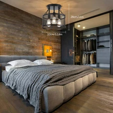 Modern Industrial Chandelier Pendant Light Fixture for Home Decor