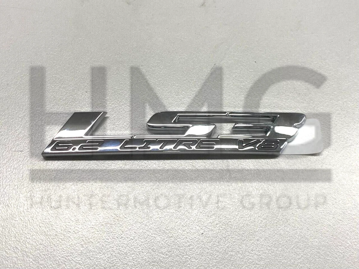 Holden VY-VZ Calais/SS Commodore Genuine Silver Satin V8 Guard Emblem New Part