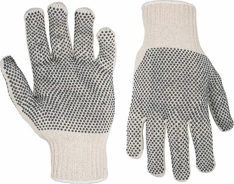 Guantes de punto CLC Custom Leathercraft PK2005 con puntos de PVC, paquete de 3 2005 Foto 2 de 3