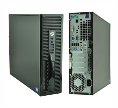 HP ProDesk 400 G1 SFF Computer & Monitor - i3 CPU Up to 2TB SSD