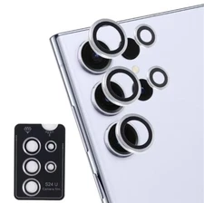 For Samsung S23 S24 S25 Ultra Plus Metal Tempered Glass Camera Lens Protector