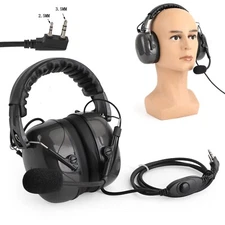 Noise Cancelling Pilot Headset Fit for TK3107 TK3200 TK2160 BaoFeng BF-888S
