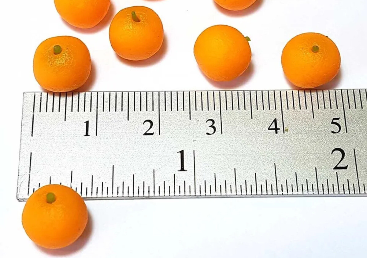 Barbi Dollhouse Miniature Food Mini Oranges Whole Tiny Fruit Vegetable Lot 👻🧲6 eBay