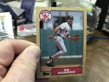 1987 Topps Baseball ED ROMERO  FROM VENDING # 675