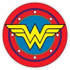 Wonder Woman Logo Vinyl Sticker Batman Car Wall Decal Dawn of Justice 
