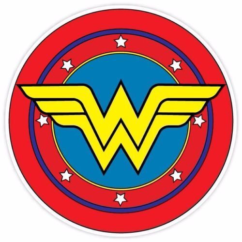 Wonder Woman Logo Vinyl Sticker Batman Car Wall Decal Dawn of Justice  - Picture 1 of 1