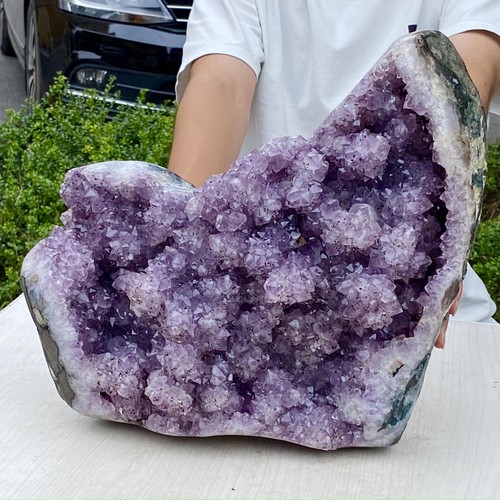 43.36LB Very Rare Natural Amethyst Flower Cluster Specimen Healing