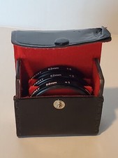 Quantaray 52mm 1 2 And 4 Lens Filters Made in Japan With Case