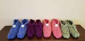 grandma's knitted slippers