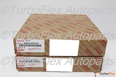 Front Brake Rotor Set - Compatible With 2009 - 2015 Toyota Venza 2010 2011 2012 2013 2014