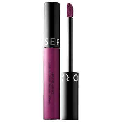 Sephora Collection Cream Lip Stain Liquid Lipstick 100 MYSTERIOUS PLUM  Sealed