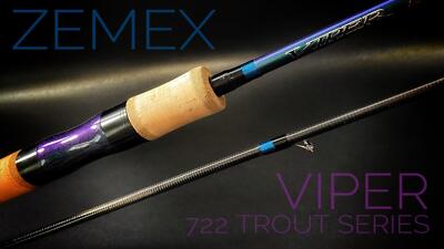 ZEMEX Viper Trout Series Forellen UL Rute Spoon
