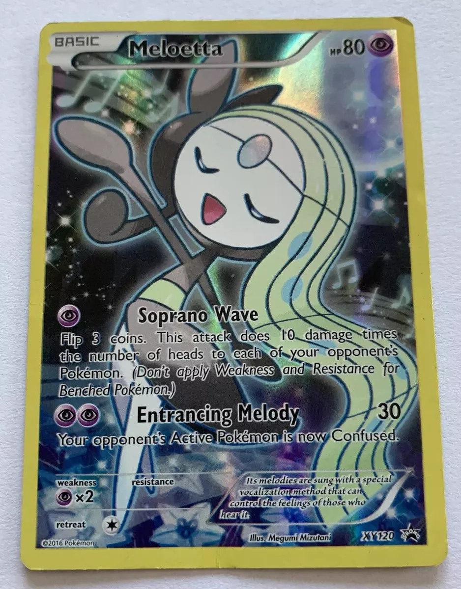 Pokemon X & Y Promo Holo Rare Meloetta XY120