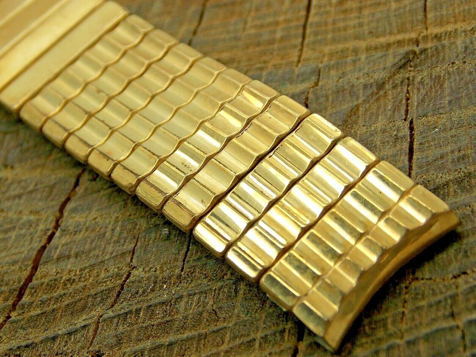 Admiral USA Vintage Watch Band Gold Filled Expansion 17.5mm NOS Unused Bracelet
