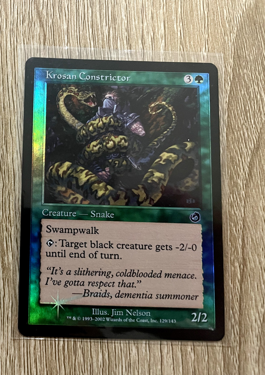 Krosan Constrictor x1 Torment FOIL Magic: The Gathering MTG Near Mint Common