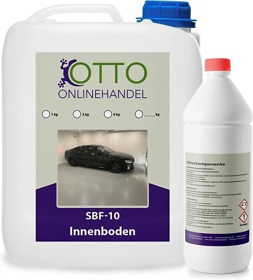 OTTO-ONLINE-HANDEL Bodenbeschichtung, Bodenfarbe ,Beschichtung 2K Bodenversiegelung ca. 5M² Ral7001