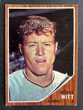 1962 Topps Baseball Card #287 George Witt