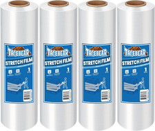 Stretch Wrap Film 15" X 760Ft Shrink Wrap Roll, Industrial Strength Clear Plasti