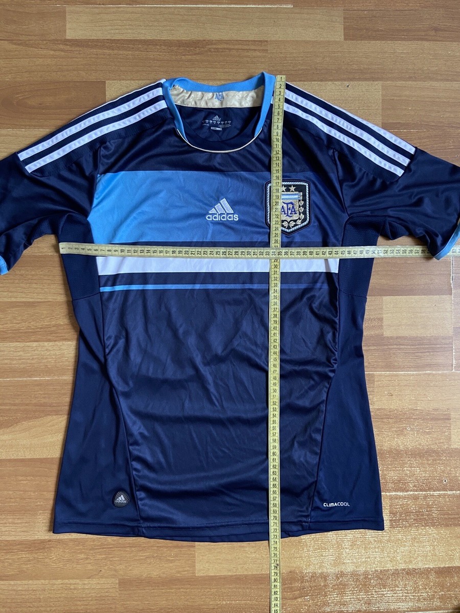 ウェア ARGENTINE NATIONAL TEAM JERSEY 2011-2012 ARGENTINA 2011 2012 AWAY SHIRT JERSEY ADIDAS V88835 sz M MEN #10